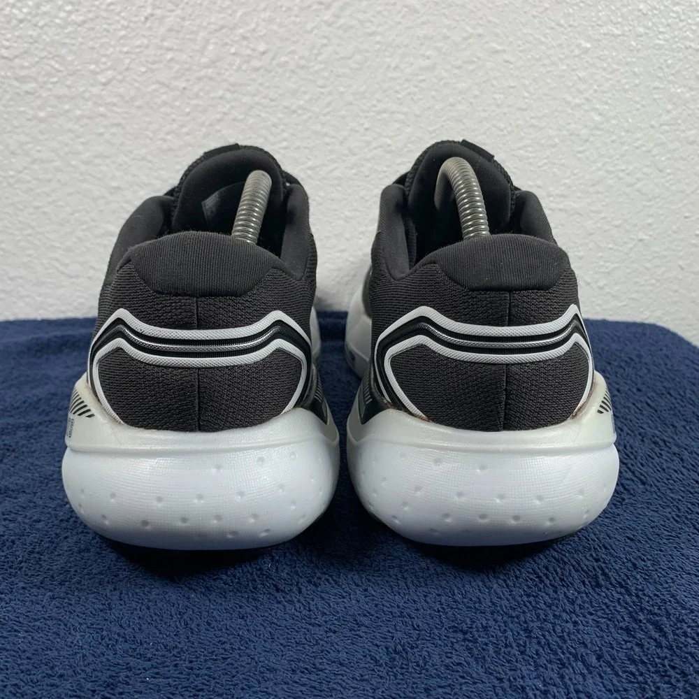 Brooks Glycerin GTS 21 Mens Size 9 Black White Running Sneakers 1104201D090
